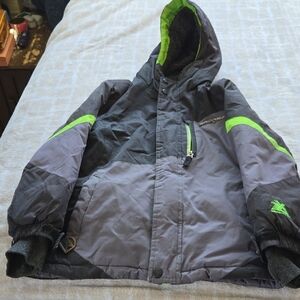 Spyder Kids Gray and Green Jacket